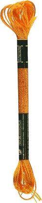 DMC 1008F-S741 Shiny Radiant Satin Floss, Tangerine, 8.7-Yard