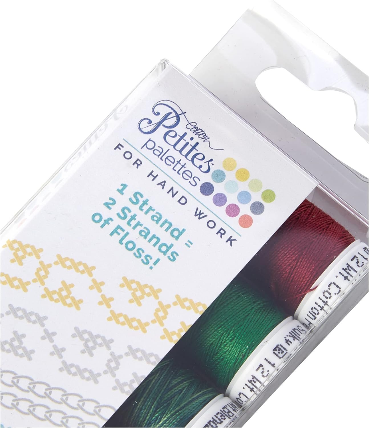 SULKY OF AMERICA Sulky Sampler 12wt Cotton Petites 6/Pkg-Christmas Collection Assortment, Transparent 6