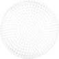 Cousin DIY 7 Count Plastic Stitching Canvas, Round 3", 10/Pkg, White