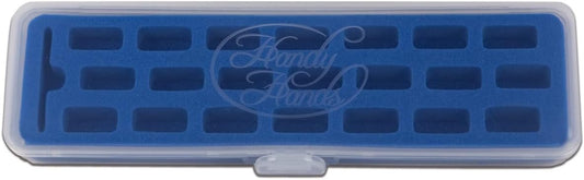 Handy Hands Handy Case for Aerlit Shuttles-Clear/Blue