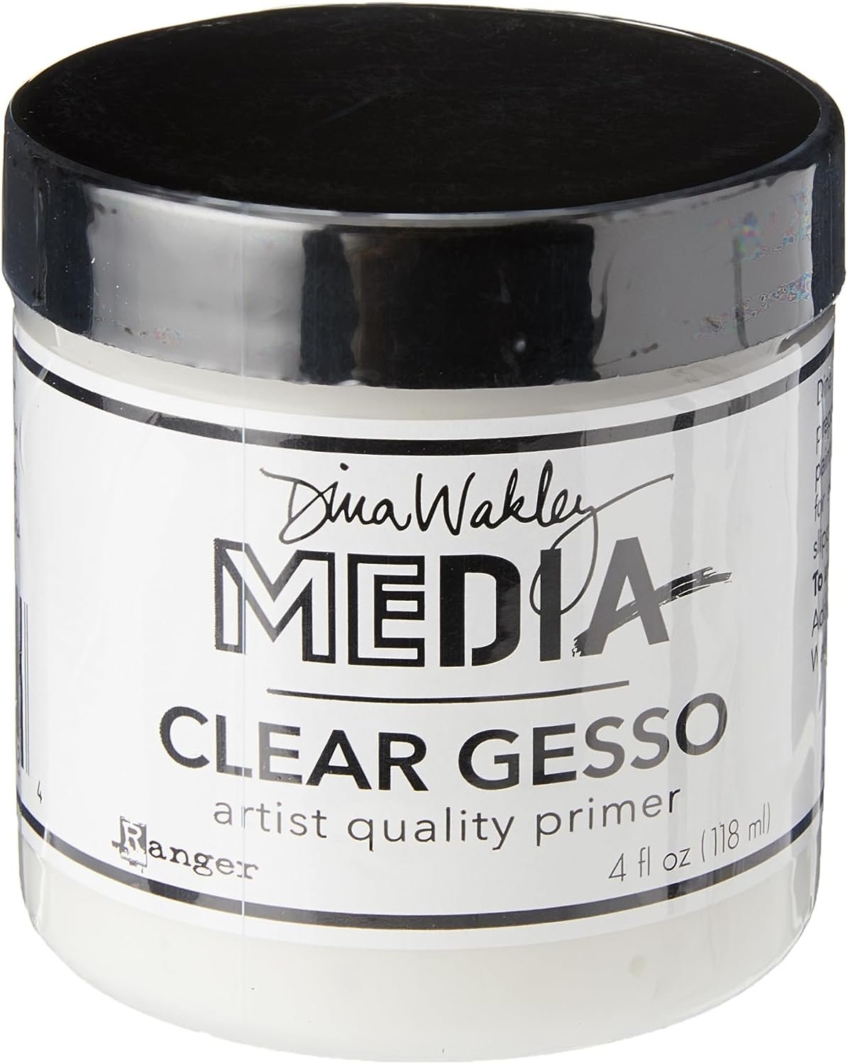 Ranger MDM46424 Dina Wakley Media Gesso 4oz Jar-Clear, (Parent)
