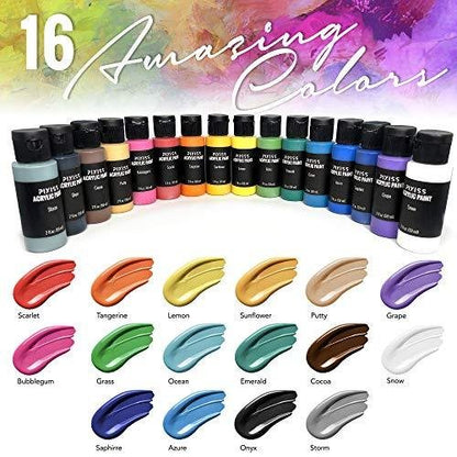 Acrylic Paint Pouring Kit - 65pc.