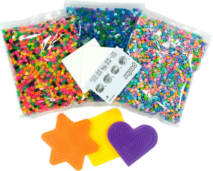 Perler Fuse Activity Bucket for Arts and Crafts, 8500 Beads, One Size, Multicolor