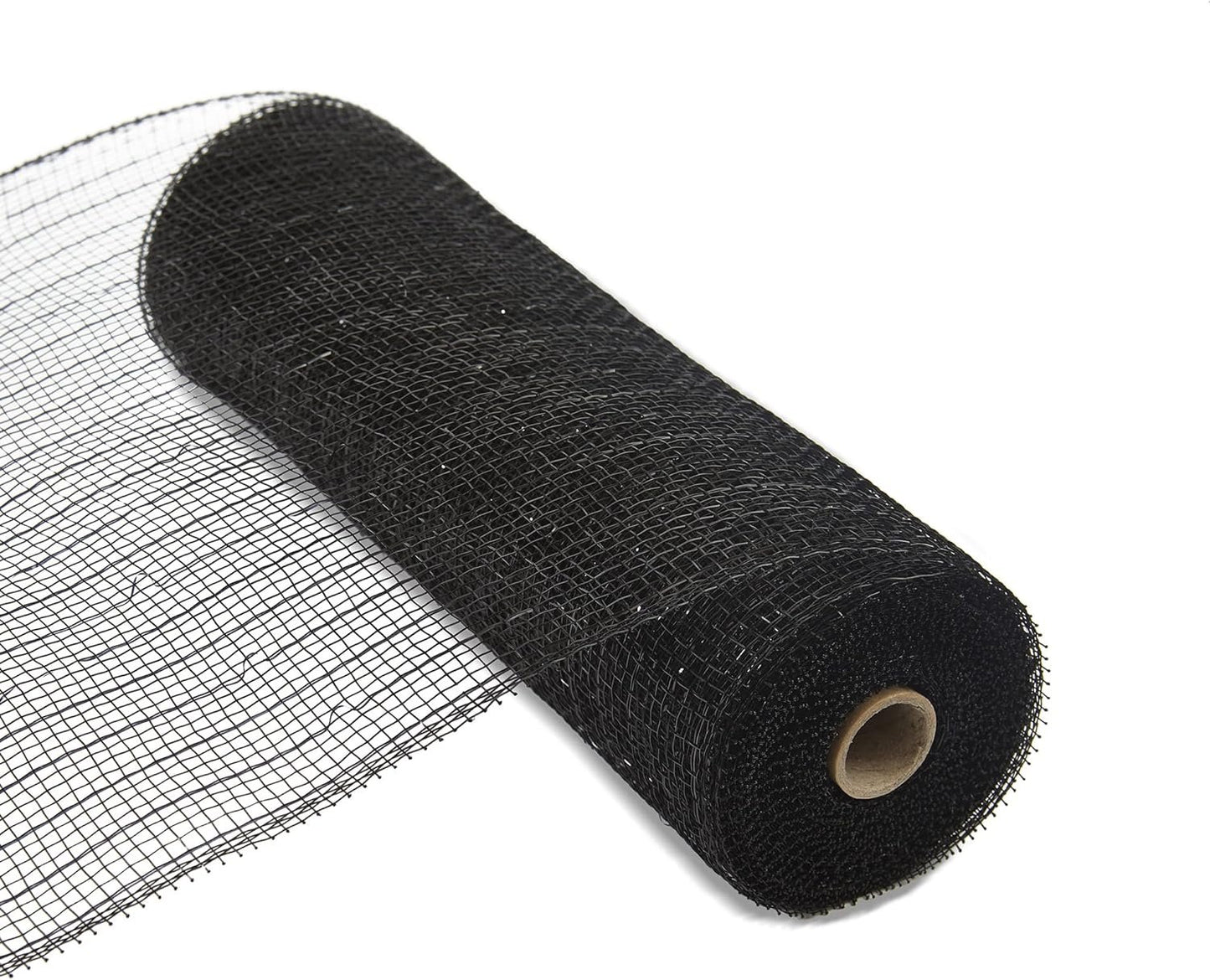 FloraCraft Decorative Mesh 10 Inch x 10 Yard Black