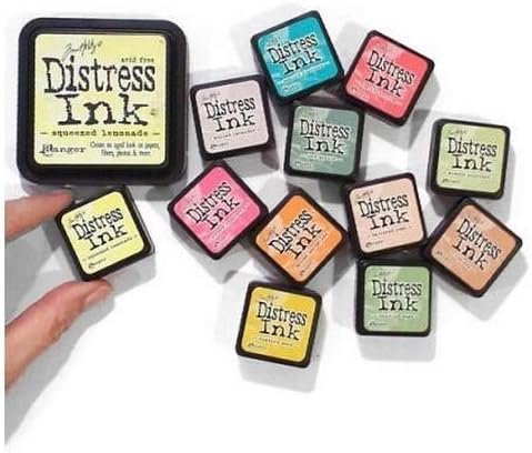 Ranger THoltz Ink Pad Set 4 Tim Holtz Distress Mini InkSet, 70 x 23 mm, Multi-Colour