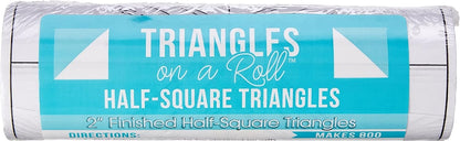 Triangles On A Roll Half Square, 2" (H200)