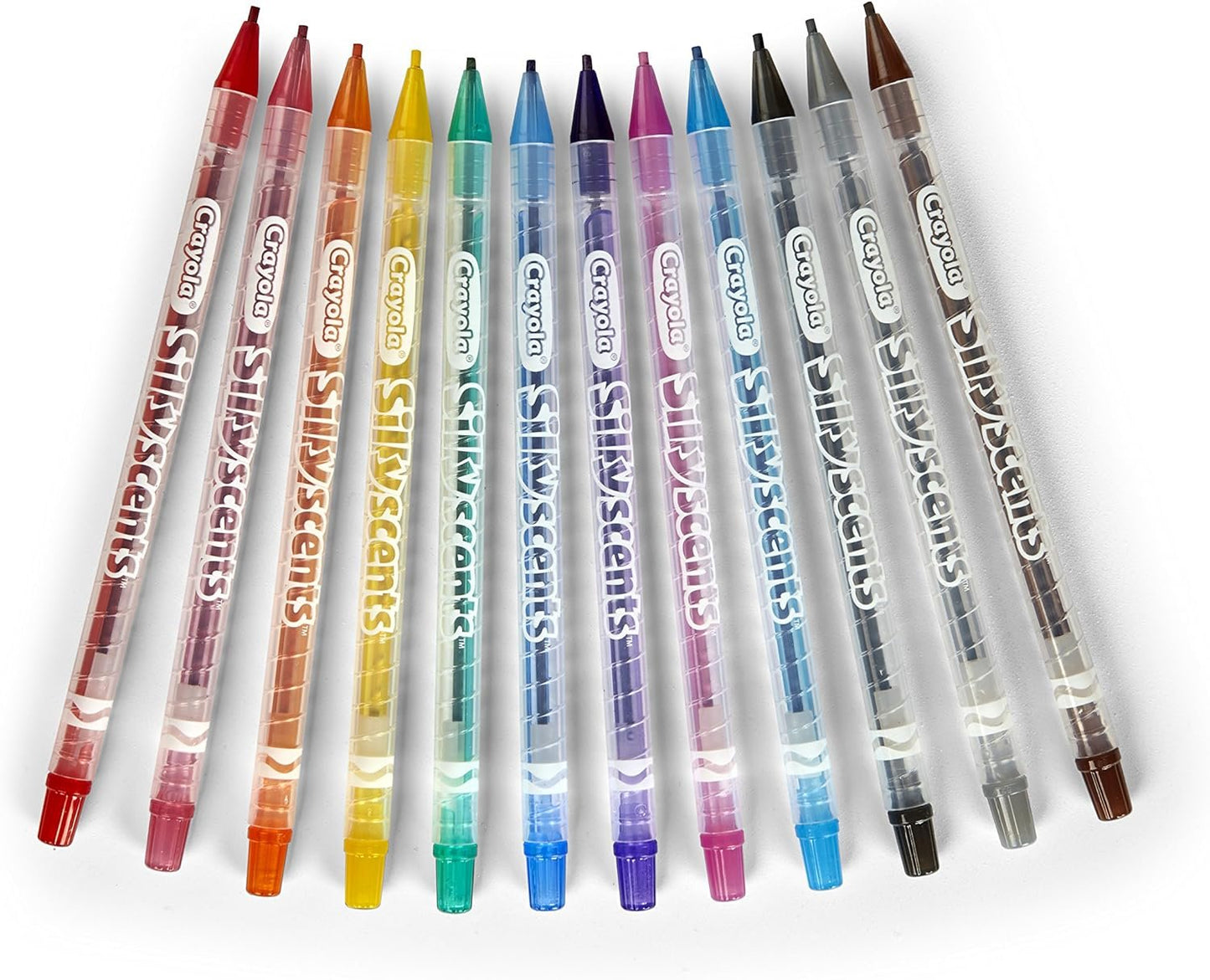 Crayola Silly Scents Twistables Colored Pencils, 12 Count, Ages 3 & Up (68-7402)