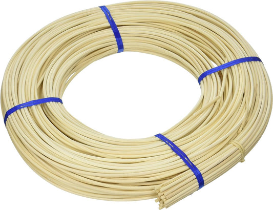 Commonwealth Basket Round Reed #5 3-1/4mm 1-Pound Coil, Approximately 360-Feet
