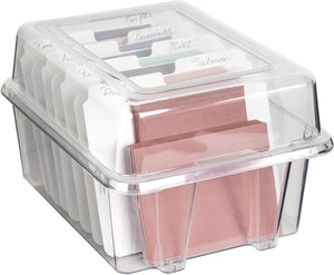 ArtBin 6841AG Card & Photo Box, Clear, 1 Box