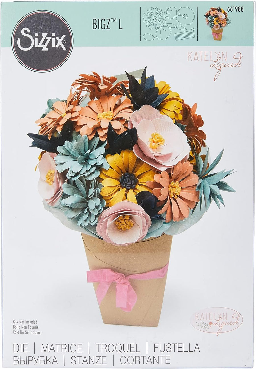 Sizzix 661988 Bigz L Die, Bundle of Flowers