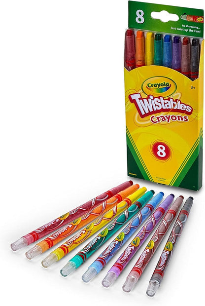 Crayola Twistables Crayons, School Supplies, 8ct