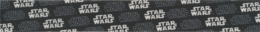 Offray 154470 Star Wars Ribbon 1-1/2"X9', Black & White