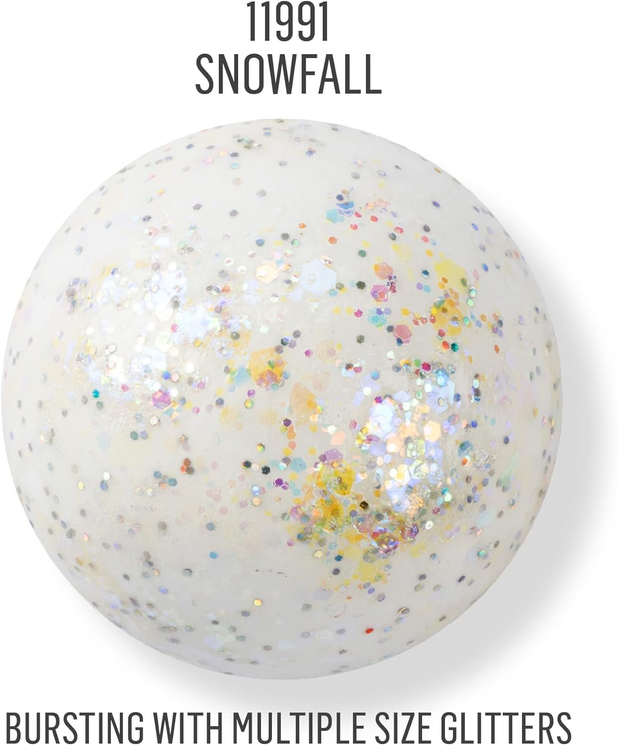 FolkArt Glitterific Pop Acrylic Craft Paint, Snowfall 2 fl oz Premium Glitter Finish Paint, Perfect For Easy To Apply DIY Arts And Crafts, 11991
