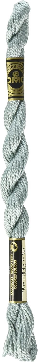 DMC 115 3-927 Pearl Cotton Thread, Light Grey/Green