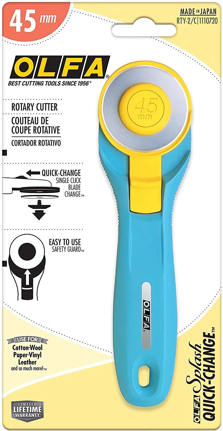 RTY-2/C 45mm Splash Rotary Cutter,Aqua