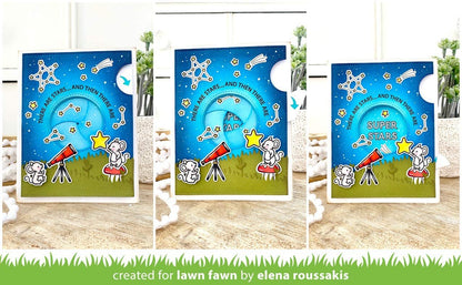 Lawn Fawn Magic Iris Interactive Custom Craft Die and Magic Iris Add-on Custom Craft Die, Bundle of 2 Items (LF2238, LF2239)