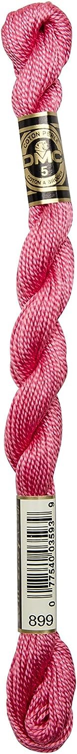 DMC 115 5-899 Pearl Cotton Thread, Medium Rose, Size 5