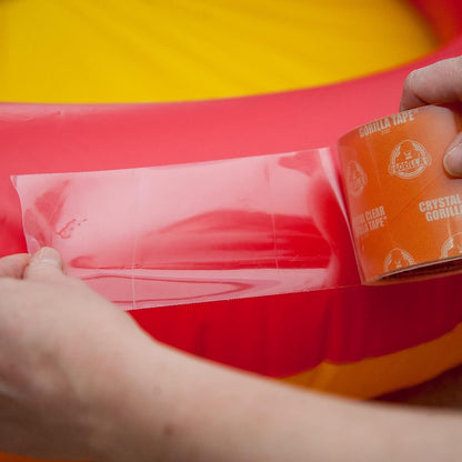 Gorilla Crystal Clear Repair Duct Tape, 1.88” x 9 yd, Clear, (Pack of 1)