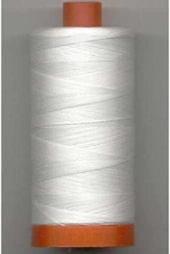 Aurifil A1050-2021 Mako Cotton Thread Solid 50WT 1422Yds Natural White