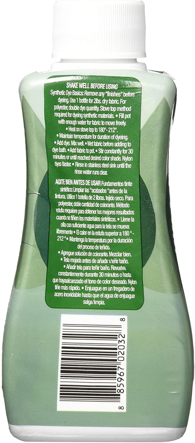 Rit DyeMore Liquid Dye, Peacock Green 7 Fl Oz (Pack of 1)