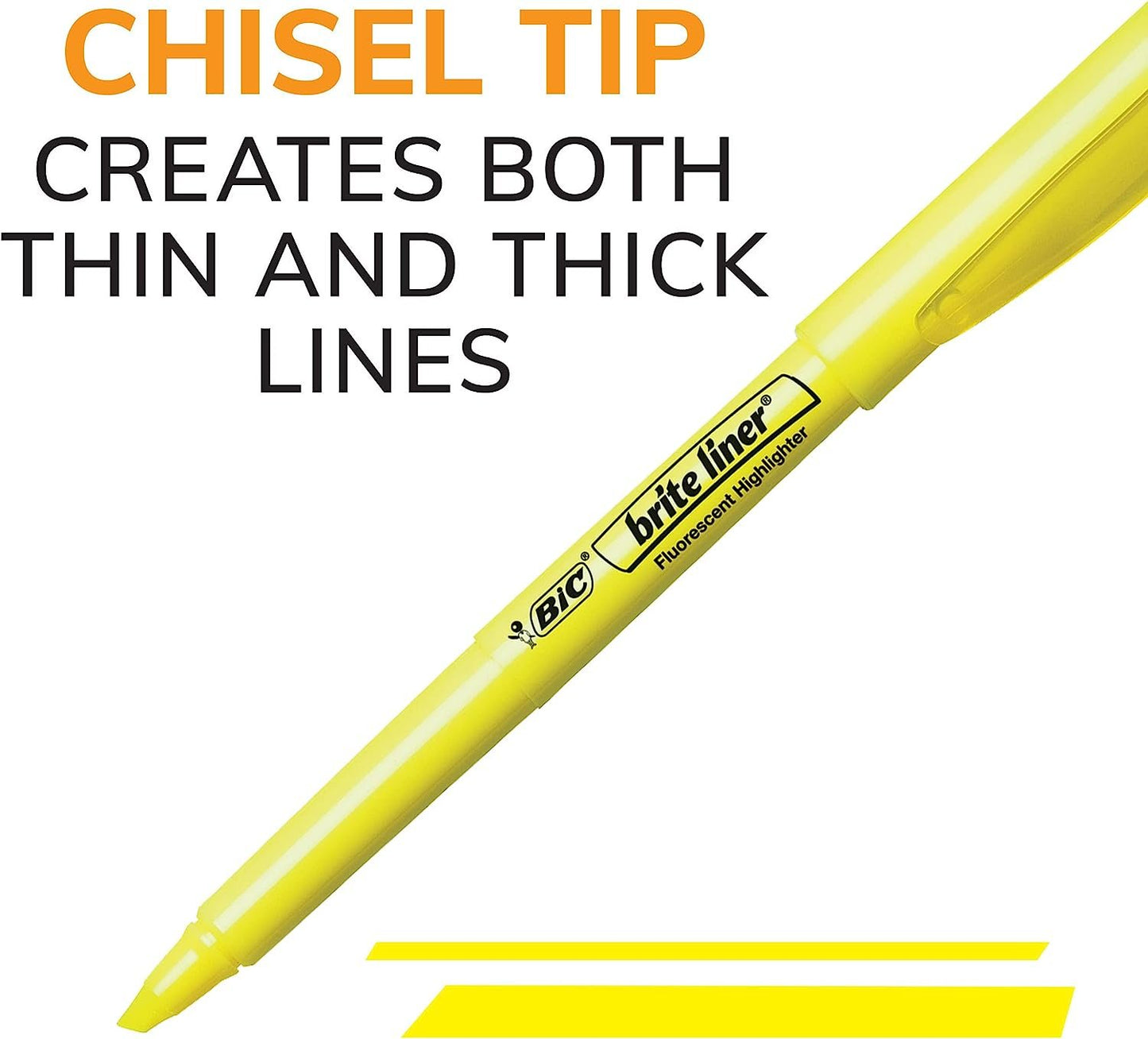 BIC Brite Liner Highlighters Ideal Highlighter Set for Organizing