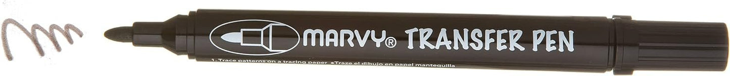 UCHIDA 922-2A Marvy Trace and Transfer Pen, Black