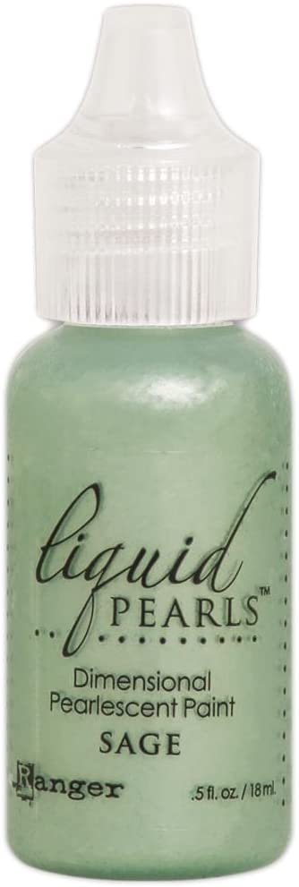 Ranger - Liquid Pearls Pearlescent Paint 2018 Bundle of 6 Colors - Bronze, Marigold, Merlot, Sage, Slate and Taffy