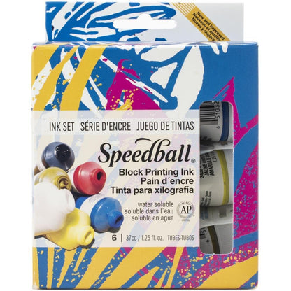 Speedball Block Ink Set 6/Pkg