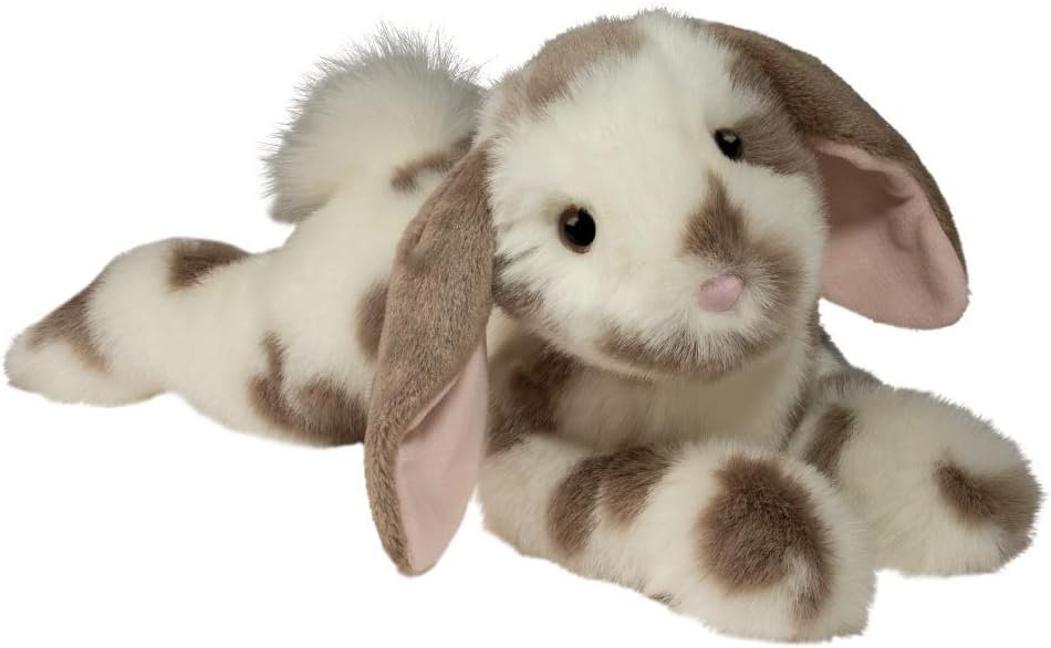 Douglas Ramsey Gray Spotted Bunny Rabbit Plush Stuffed Animal