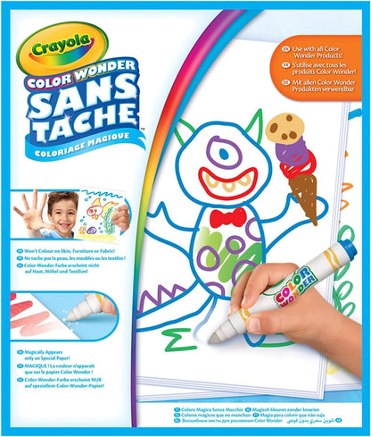 Crayola Color Wonder Mess Free Coloring, Blank Coloring 30 Pages, Gifts for Toddlers, Ages 3, 4, 5