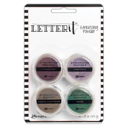 Ranger Letter It Embossing Powder Set Graceful