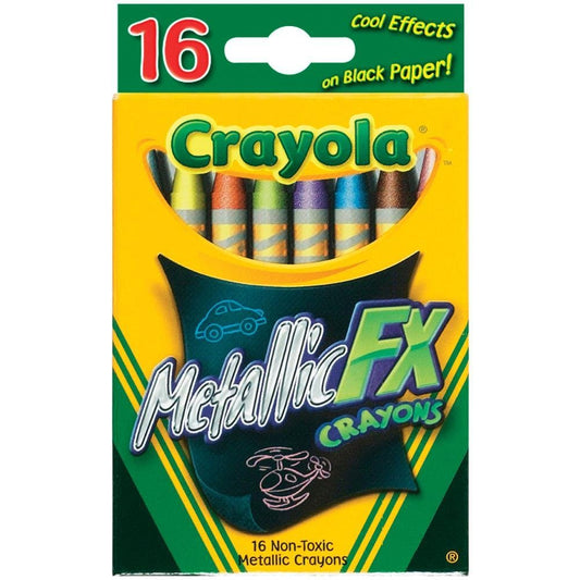 Crayola® Metallic FX Crayons, 16ct.