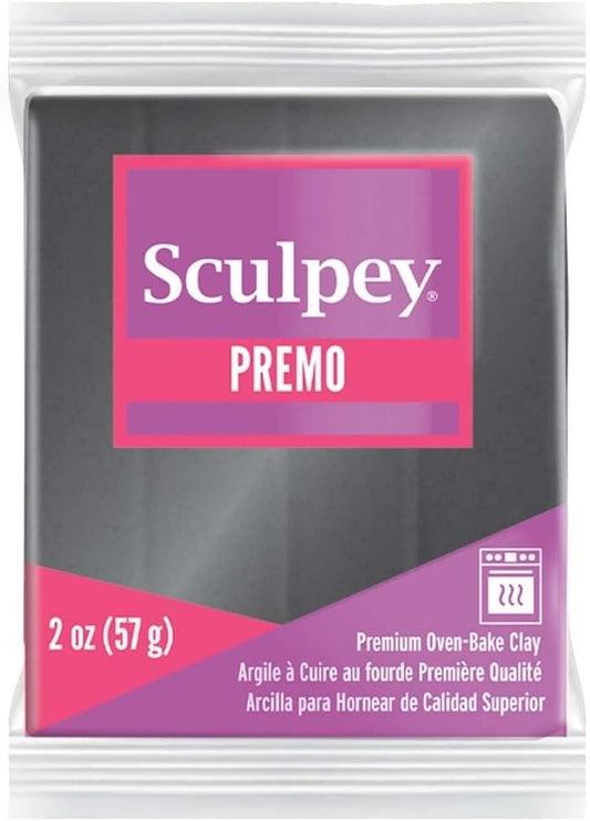 Sculpey Premo™ Polymer Oven-Bake Clay, Fluorescent Pink, Non Toxic, 2 oz. bar, Great for jewelry making, holiday, DIY, mixed media and more. Premium clay perfect for clayers and artists.