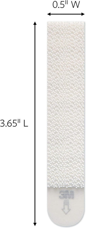 Command Narrow Picture Hanging Strips, White, 4-Pairs, Holds up to 12 lbs.