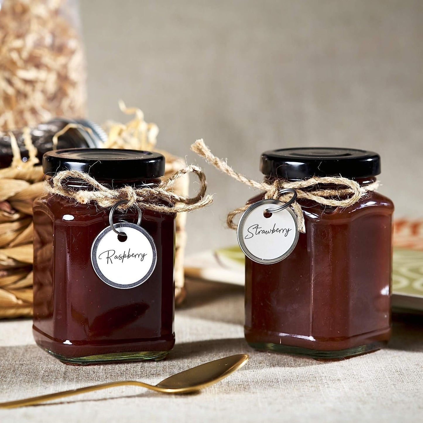 Avery Metal Rim Key Tags 6-Pack