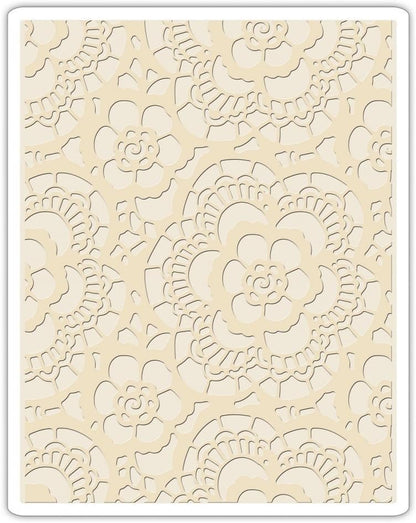 Sizzix, Multi Color, Embossing Folder 661824, Lace, One Size