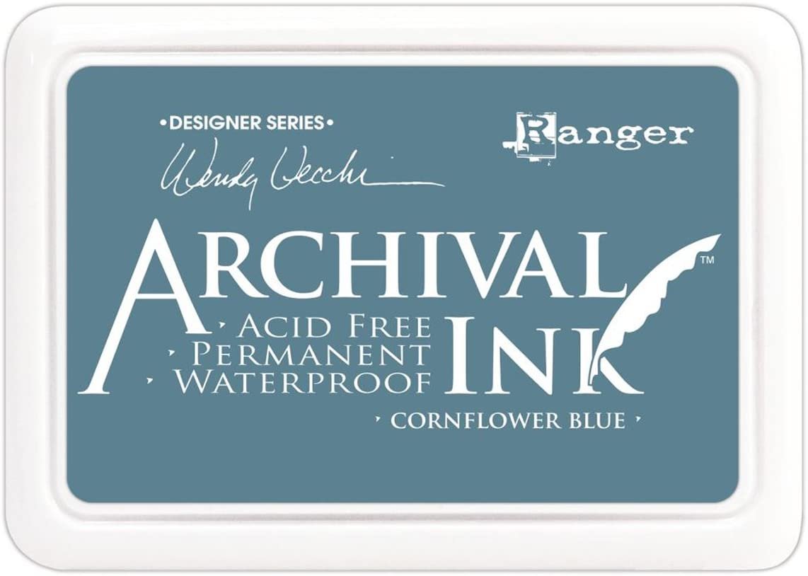 Ranger Wendy Vecchi Designer Series Archival Ink Pad, Cornflower Blue