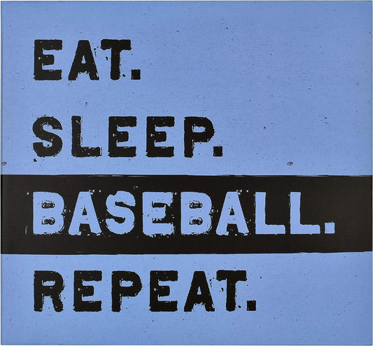 MCS Expandable 10-Page Sports Scrapbook Album with 12 x 12 Inch Pages, 13.5 x 12.5 Inch, Baseball