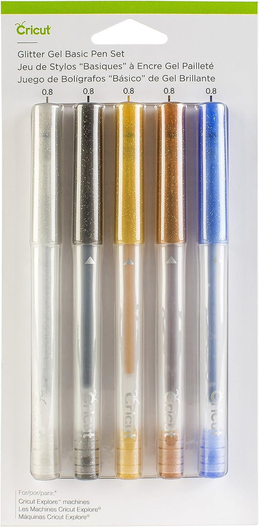 Cricut Glitter Gel Pen Set, Basics