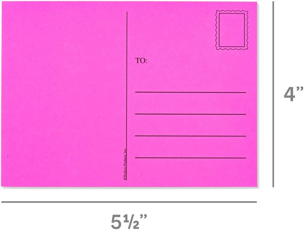 Hygloss Products Kid’s Blank Make and Mail Postcards