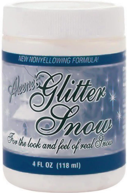 Aleene's Adhesives Bulk Buy Duncan Crafts Snow Glitter Paint 4 Ounces SP408 (3-Pack)