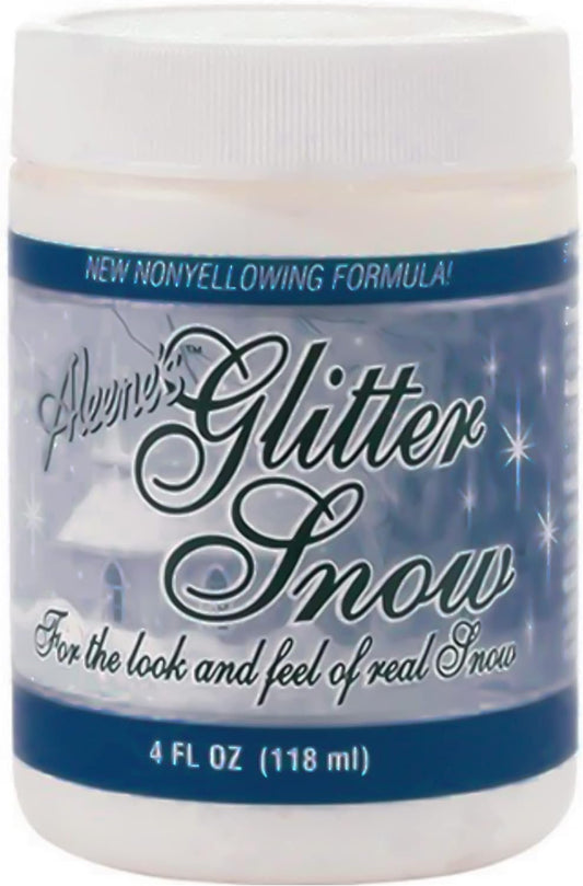 Aleene's Adhesives Bulk Buy Duncan Crafts Snow Glitter Paint 4 Ounces SP408 (3-Pack)