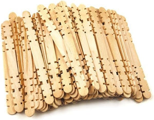 Multicraft Imports Craft Skill Sticks-Natural 4.5" 80 Pcs