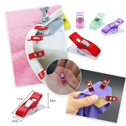 Stiffen Quick Fabric Stiffener - 8oz Stiffen Quik Fabric and Hat Stiffener, Plus 25 Sewing Fabric Clips