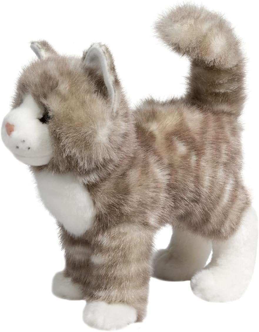 Douglas Zipper Gray Tabby Cat Plush Stuffed Animal