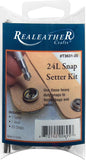 Realeather Crafts Snap Setter Kit, 24-Litter, Nickel