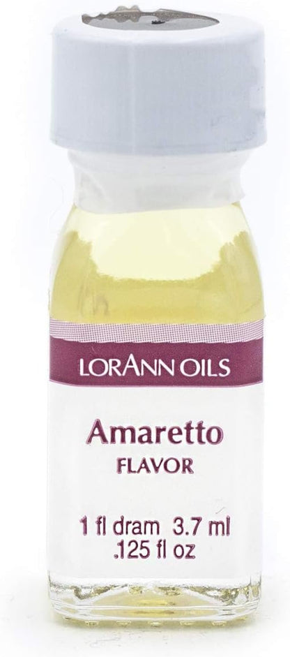 LorAnn Amaretto SS Flavor, 1 dram bottle (.0125 fl oz - 3.7ml - 1 teaspoon)