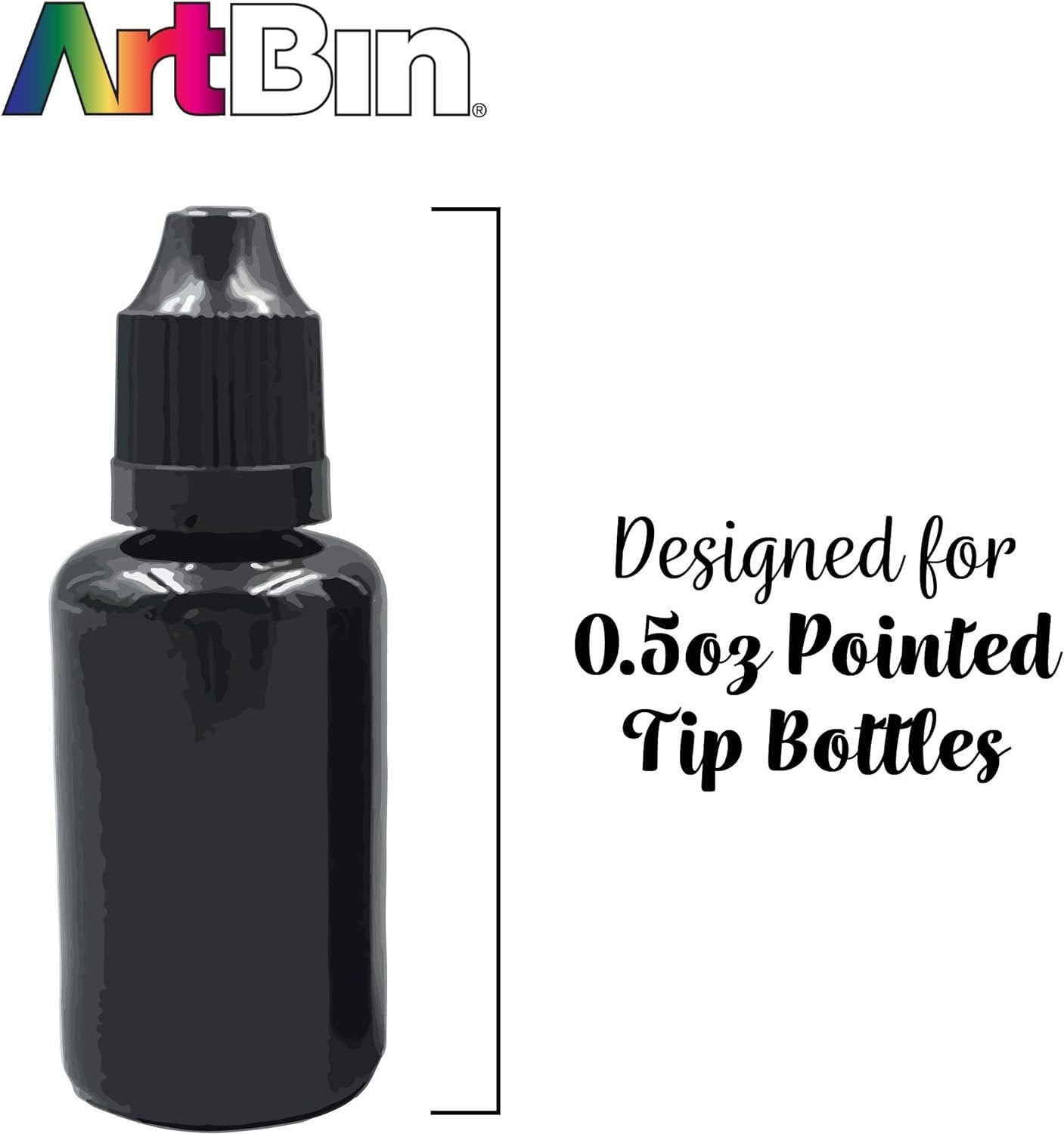 ArtBin 6959AB Bottle Storage Super Satchel, Portable Carrying Case - Organizes up to 32 individual 0.5oz Bottles, Clear