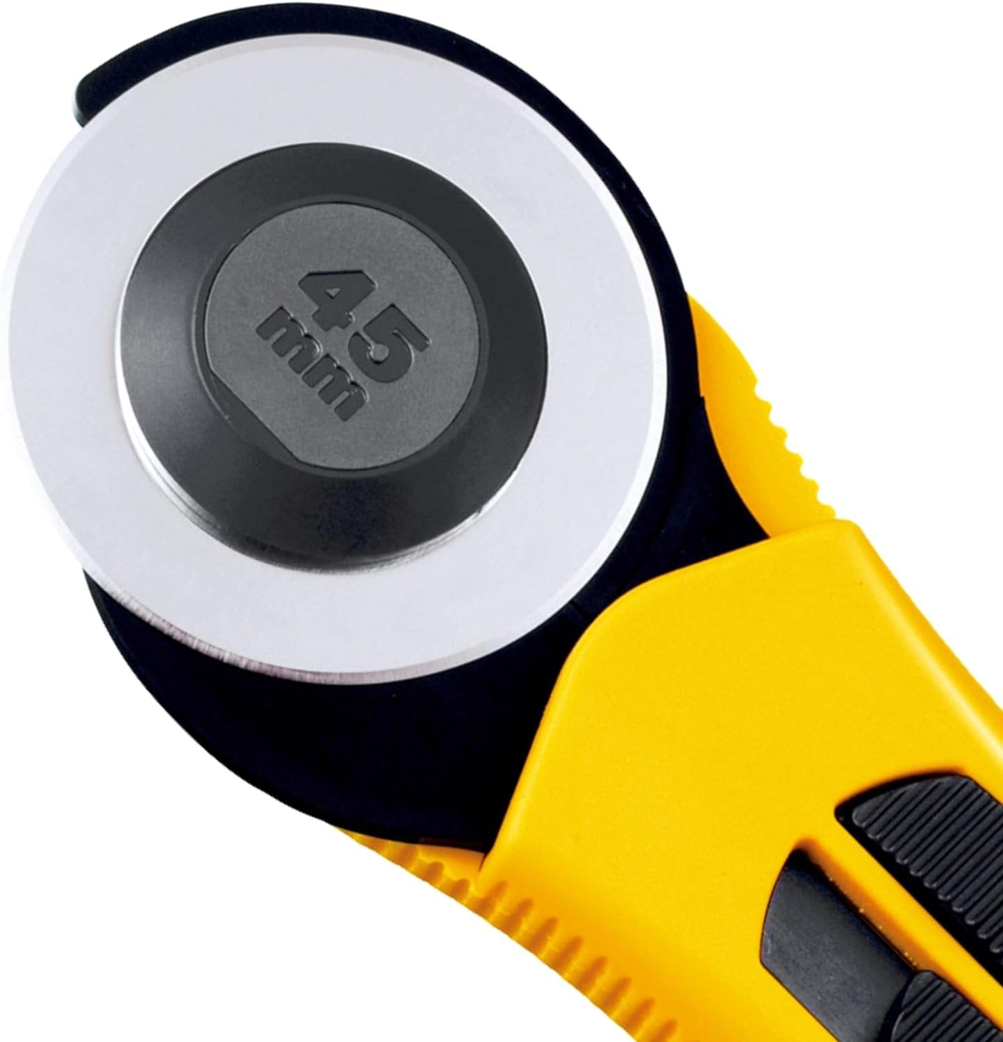 OLFA 45mm Rotary Cutter Replacement Blade, 1 Blade (RB45-1) - Tungsten Steel Circular Rotary Fabric Cutter Blade for Crafts, Sewing, Quilting, Fits Most 45mm Rotary Cutters