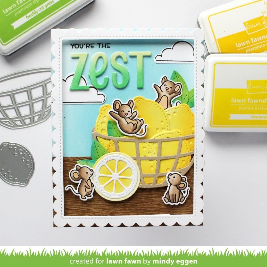 Lawn Fawn LF2879 Zesty Lemon Dies